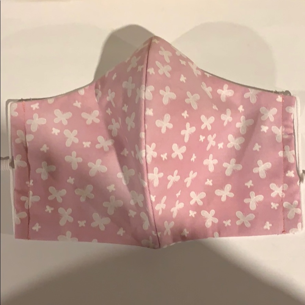 Pink Butterfly Mask - Picture 2 of 3